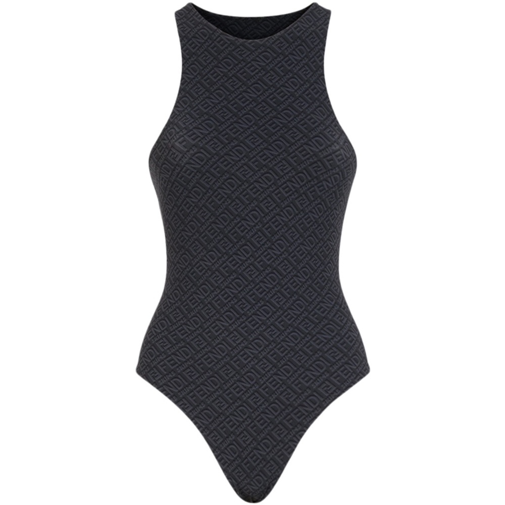 Skims Fendi Black bodysuit size small